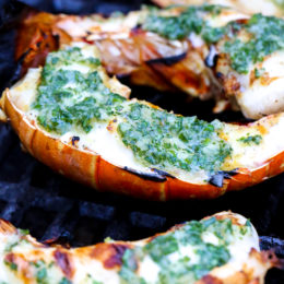 Grilled Lobster Tails topped with Herb Garlic Butter are a delicious delicacy, and grilling them is super quick and easy!