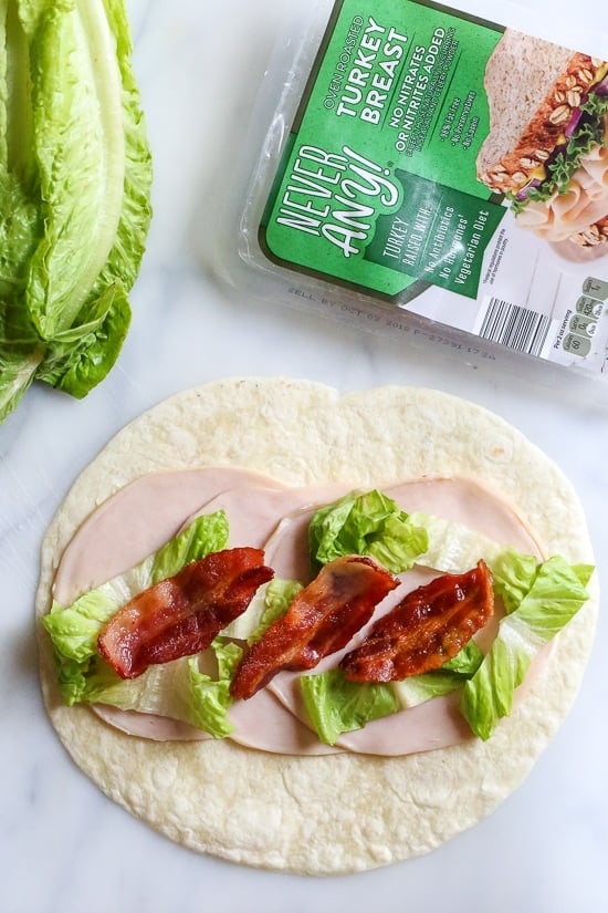 Your kids will love these Turkey Club Rollups packed in their bento style lunchbox!