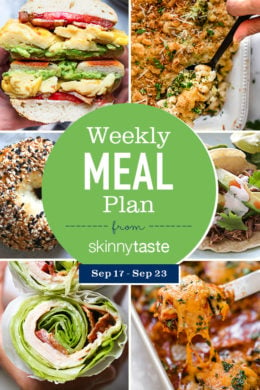 Skinnytaste Meal Plan (September 17-September 23) - Skinnytaste