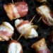 Bacon wrapped chicken bites are the easiest appetizer, made with just TWO ingredients. Using the air fryer, the bacon comes out crisp on the outside, and the chicken juicy and tender inside.