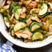 This quick Chicken and Zucchini Stir Fry is delicious, made with chicken breast, zucchini and an easy stir fry sauce.