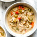 This Creamy Roasted Cauliflower Chowder is comfort food without all the calories. Made with roasted cauliflower, which adds deep, caramelized flavor while keeping the soup a little lighter.