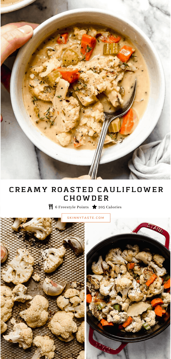 Creamy Roasted Cauliflower Soup