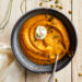 This healthy, creamy Pumpkin Ginger Soup is the perfect cozy, fall soup made creamy without adding any cream. Instead, the vegetables and Greek yogurt thicken it!