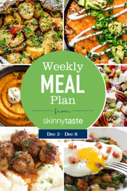 A free 7-day flexible weight loss meal plan including breakfast, lunch and dinner and a shopping list. All recipes include calories and WW Points.
