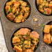 Stuffing Muffins baked in a muffin tin for easy portion control! This classic stuffing recipe is made even more delicious with Pancetta!