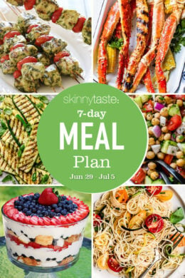 7 Day Healthy Meal Plan (June 29-July 5)