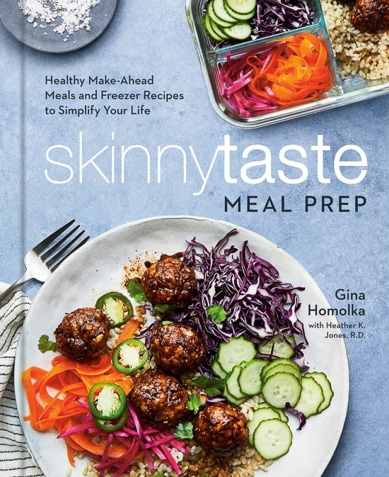 I'm beyond thrilled to give you a sneak peak of my fifth cookbook, Skinnytaste Meal Prep: Healthy Make-Ahead Meals and Freezer Recipes to Simplify Your Life: A Cookbook.