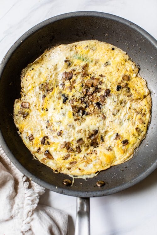 This Omelet Tortilla Breakfast Wrap takes a classic omelet and cooks it with a tortilla right in the skillet. Then simply roll it up and you have an easy on-the-go breakfast.