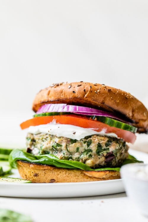 Greek Turkey Burgers Skinnytaste