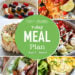 Collage of photos for a Healthy Meal Plan (Aug 3-9)