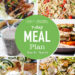 7 Day Healthy Meal Plan collage