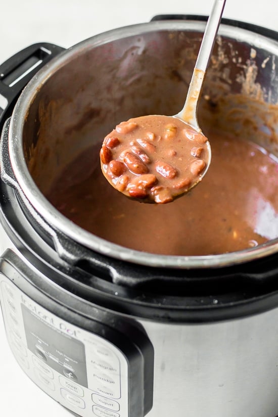 Dominican beans in an instant pot