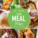 7 Day Healthy Meal Plan (Oct 12-18)