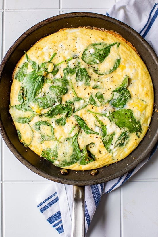 Cottage Cheese Egg and Sausage Frittata