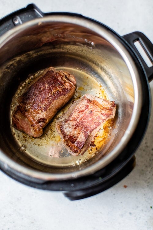 browned beef in instant pot