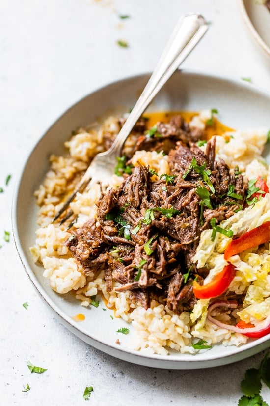 Braised Beef with rice