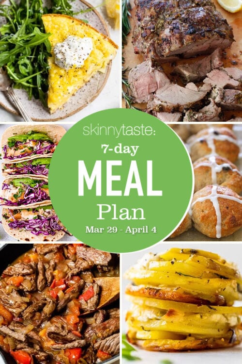 7 Day Healthy Meal Plan (March 29-April 4) - Skinnytaste