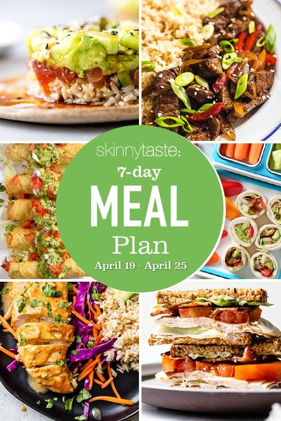 Meal plan for losing weight