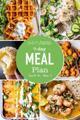7 Day Healthy Meal Plan (April 26-May 2)