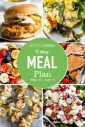 7 Day Healthy Meal Plan (May 31-June 6)