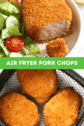 Air fryer pork chops