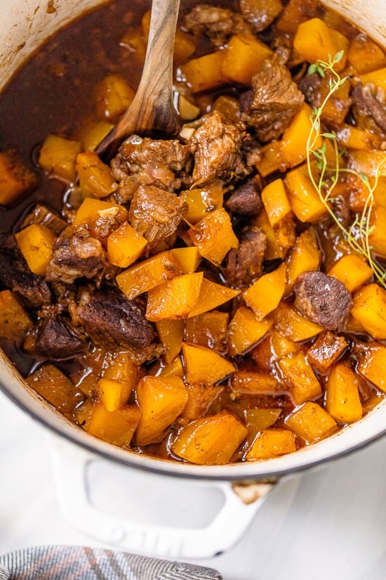 Beef Stew with Winter Squash