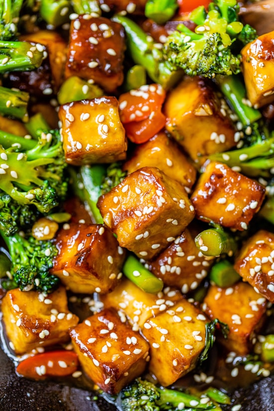 Tofu Stir Fry With Vegetables In A Soy Sesame Sauce Recipe Chronicle Tofu Stir Fry With Vegetables In A Soy Sesame Sauce Recipe Chronicle