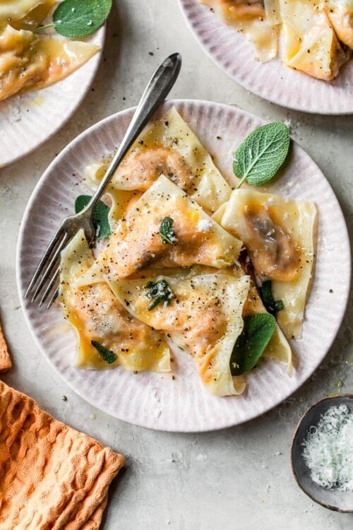 Butternut Squash Ravioli with Sage Butter - Skinnytaste