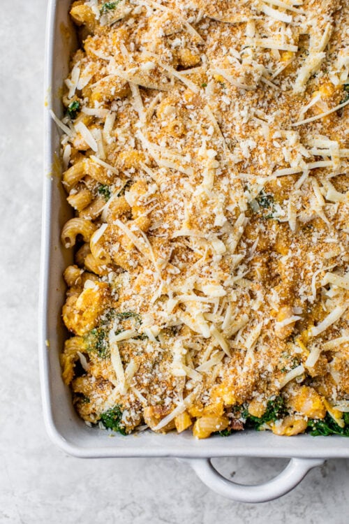 baked pasta with pumpkin