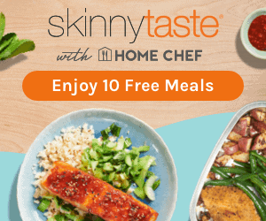 Skinnytaste with Home Chef promo