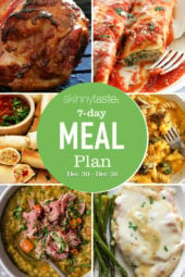 7 Day Healthy Meal Plan (Dec 20-26)
