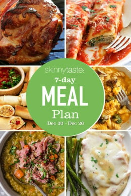 7 Day Healthy Meal Plan (Dec 20-26)