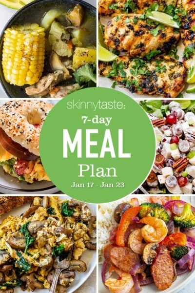 7 Day Healthy Meal Plan (Jan 17-23) - Skinnytaste