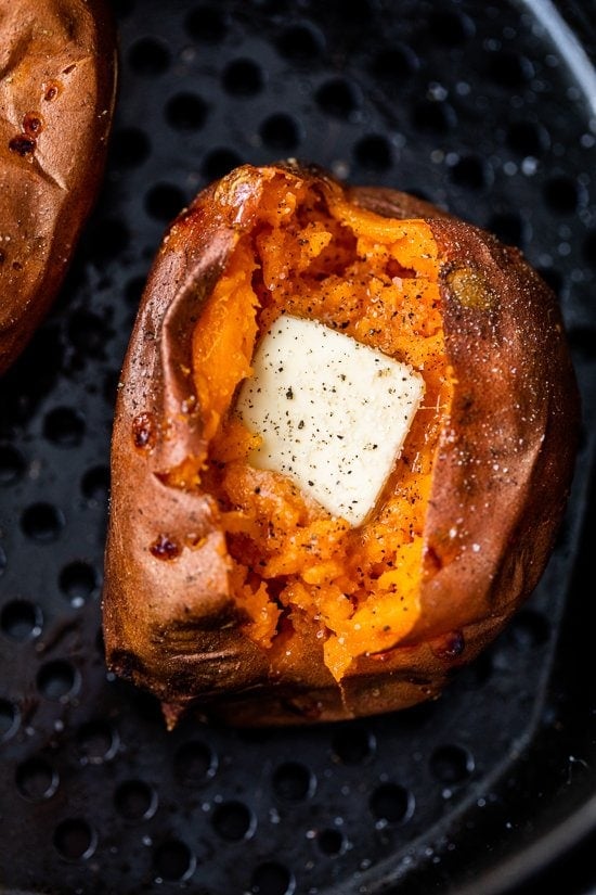 Air Fryer Baked Sweet Potato