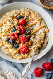 oatmeal in a bowl