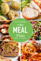 7 Day Healthy Meal Plan (March 28-April 3)