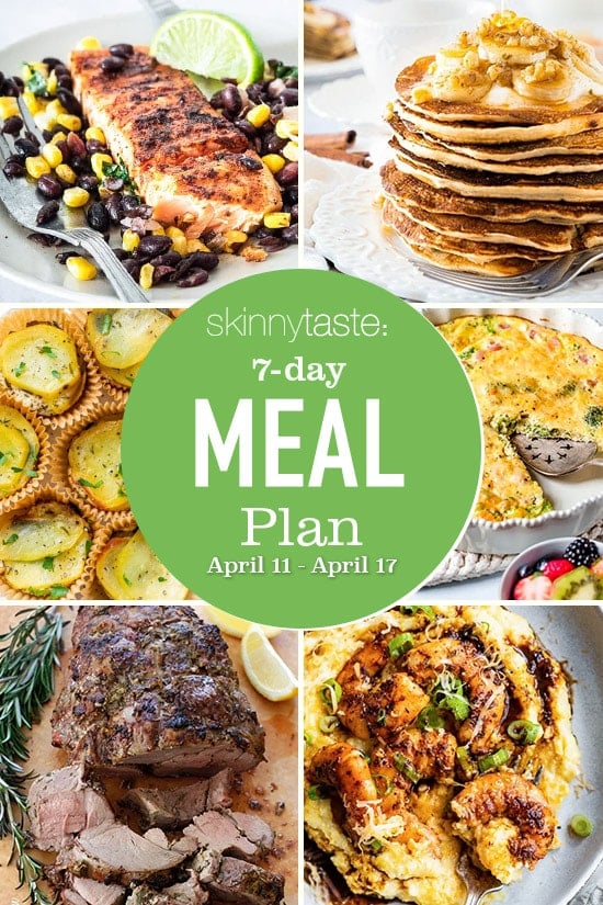 7 Day Healthy Meal Plan (April 11-17)
