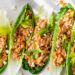 Buffalo Chicken Salad Lettuce Wraps