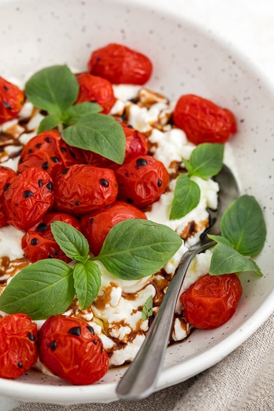 Cottage Cheese Caprese Bowl