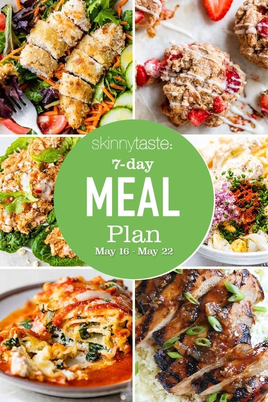 7 Day Healthy Meal Plan (May 16-22)GinaSkinnytaste