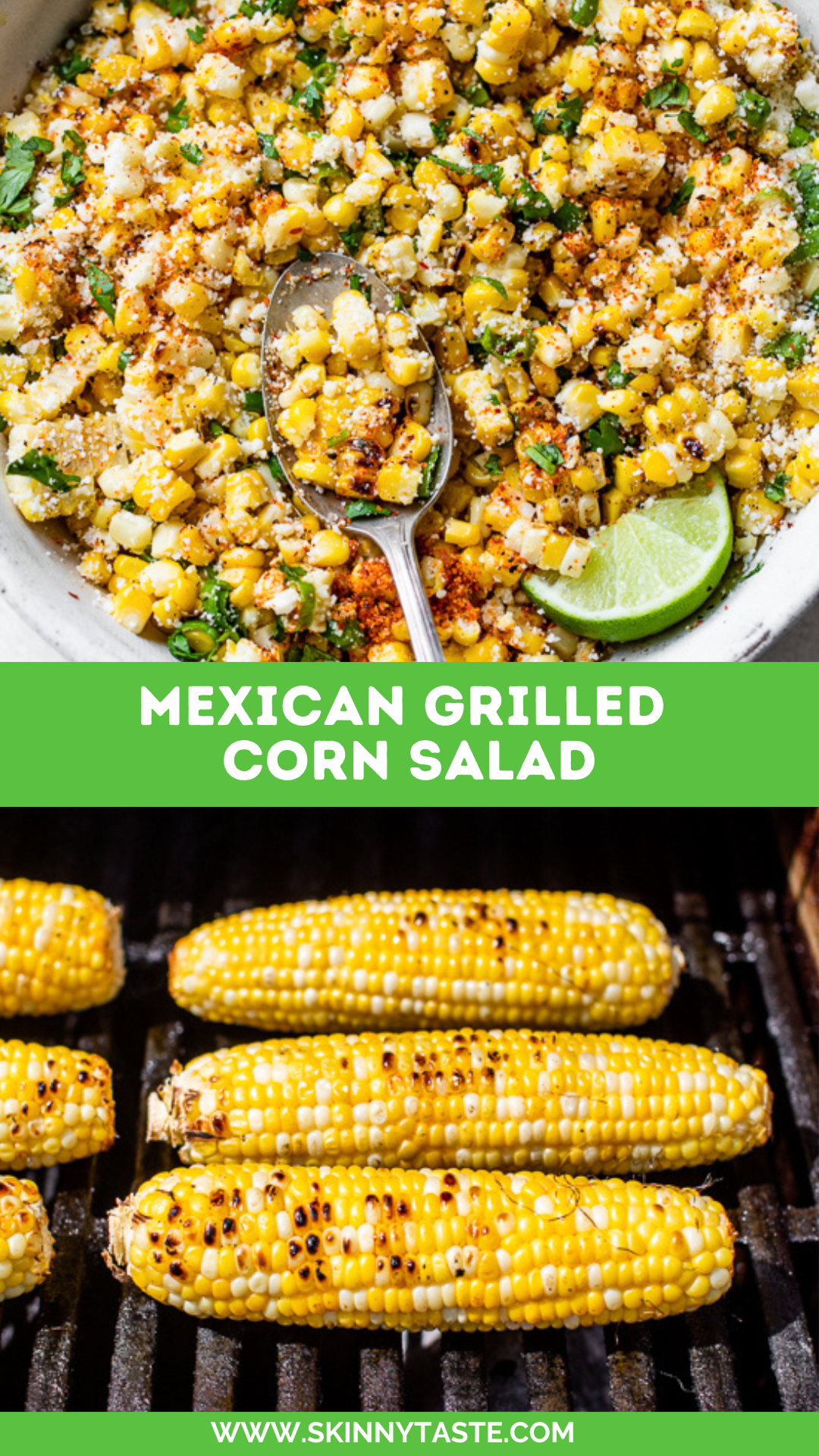 Mexican Grilled Corn Salad with Cojita