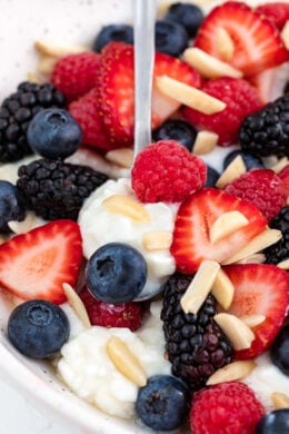 Very Berry Cottage Cheese Bowl