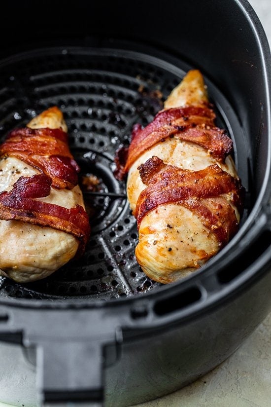 Bacon-Wrapped Air Fryer Chicken Breast