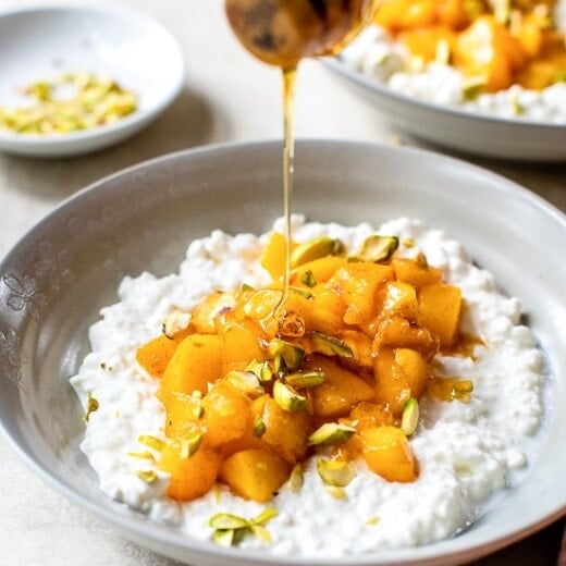 Peach Pie Cottage Cheese Bowls Skinnytaste