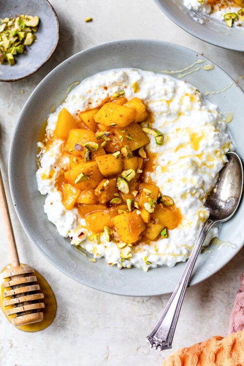 Peach Pie Cottage Cheese Bowls Skinnytaste