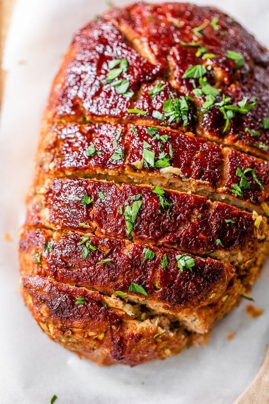 Zucchini and turkey meatloaf