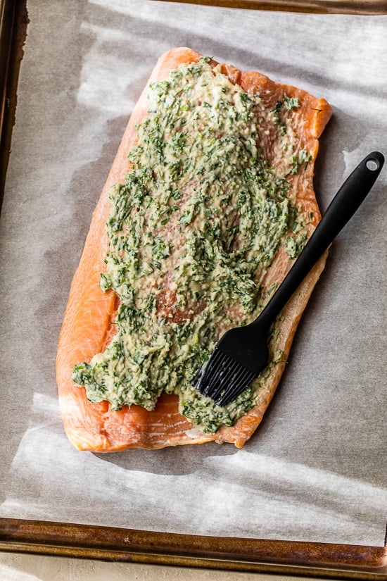 How To Make Parmesan-Herb Baked Salmon
