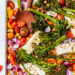 Sheet Pan Baked Feta with Chickpeas, Broccolini and Tomatoes