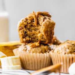Peanut Butter Banana Muffins